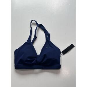 Oner Active Unified Twist Sports Bra In Midnight Blue Size Small NWT